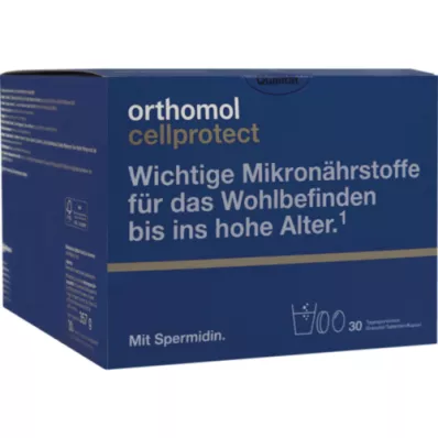 ORTHOMOL Συνδυασμός κόκκων/ταμπλετών/καψουλών Cellprotect, 1 τεμάχιο