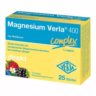 Magnesium Verla 400 Wild Berry Direct Granules, 25 τεμ