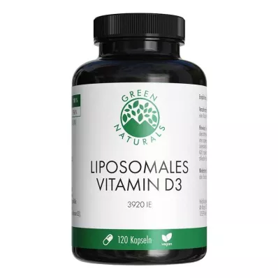 Λιποσωματικές κάψουλες υψηλής δόσης Green Naturals Vitamin D3, 120 τεμάχια