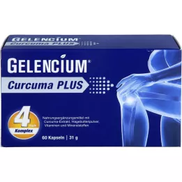 GELENCIUM Curcuma Plus κάψουλες υψηλής δόσης με βιταμίνη C, 60 κάψουλες