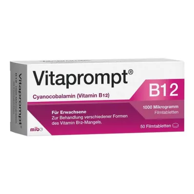 VITAprompt B12 1000 μικρογραμμάρια επικαλυμμένα με λεπτό υμένιο δισκία, 50 τεμ