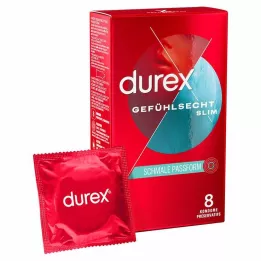 DUREX Προφυλακτικά Sensitive Slim, 8 τεμάχια