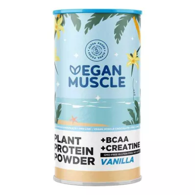 Vegan Muscle Protein Protein Vanilla + Creatine Powder (600 g)