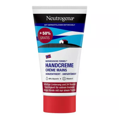Neutrogena Νορβηγική συμπυκνωμένη κρέμα χεριών χωρίς άρωμα, 75 ml