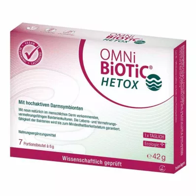 Φακελάκι σκόνης Omni Biotic Hetox, 7Χ6 γρ