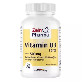 VITAMIN B3 FORTE Νιασίνη 500 mg κάψουλες, 90 τεμάχια