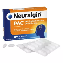 NEURALGIN PAC για ταμπλέτες πονοκεφάλου και ημικρανίας, 20 τεμάχια