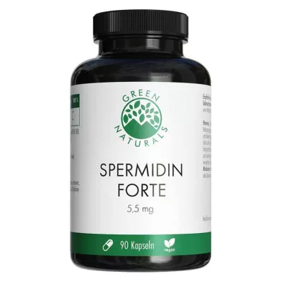 Green Naturals Spermidine Forte 5,5 mg vegan κάψουλες, 90 τεμ