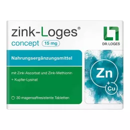 ZINK-LOGES concept 15 mg δισκία με εντερική επικάλυψη, 30 τεμάχια