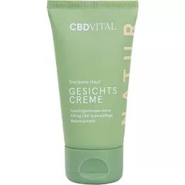 CBD VITAL Κρέμα προσώπου για ξηρό δέρμα, 50 ml