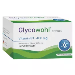 GLYCOWOHL Βιταμίνη Β1 θειαμίνη 400 mg κάψουλες υψηλής δόσης, 200 τεμάχια