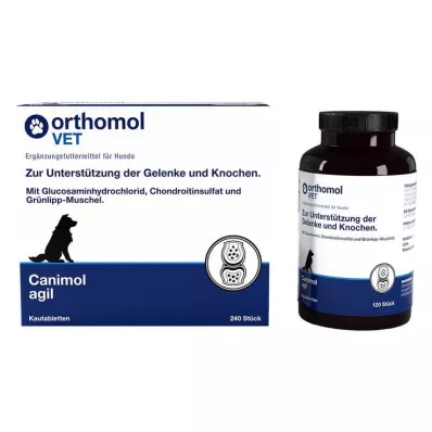 Orthomol Vet Canimol agil μασώμενα δισκία για σκύλους, 240 τεμ