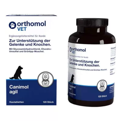 Orthomol Vet Canimol agil μασώμενα δισκία για σκύλους, 120 δισκία