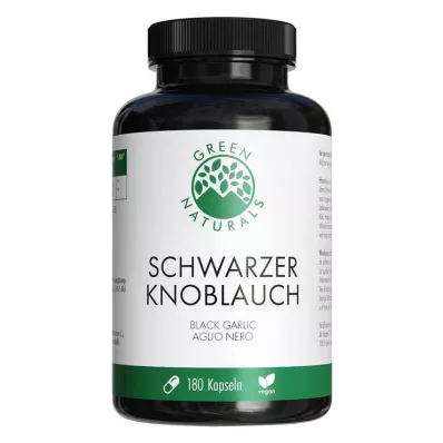 Green Naturals μαύρο σκόρδο 750mg vegan Kps, 180 τεμ